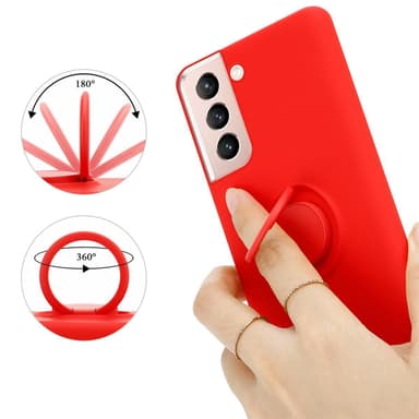 Samsung Galaxy S21 5G Suojakuori Kotelo (Punainen)
