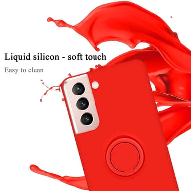 Samsung Galaxy S21 5G Suojakuori Kotelo (Punainen)