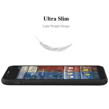 Motorola MOTO G2 Suojakuori Kotelo Case (Musta)