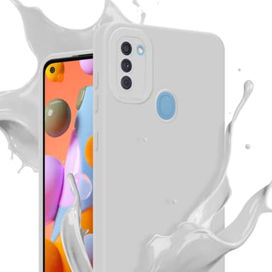 Samsung Galaxy A11 / M11 Suojakuori Kotelo (Valkoinen)