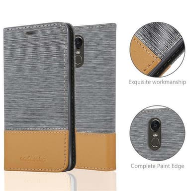 LG STYLUS 3 Suojakuori Lompakkokotelo (harmaa)