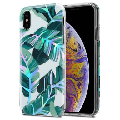 iPhone XS MAX Suojakuori Lompakkokotelo (Valkoinen)