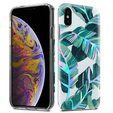 iPhone XS MAX Suojakuori Lompakkokotelo (Valkoinen)