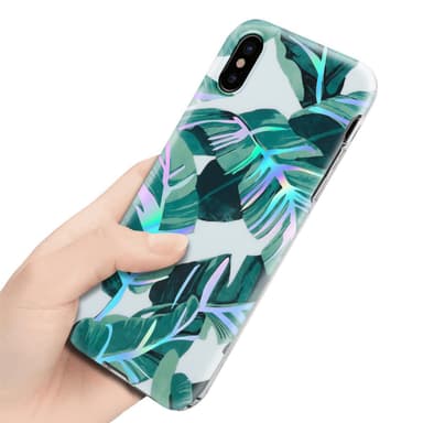 iPhone XS MAX Suojakuori Lompakkokotelo (Valkoinen)