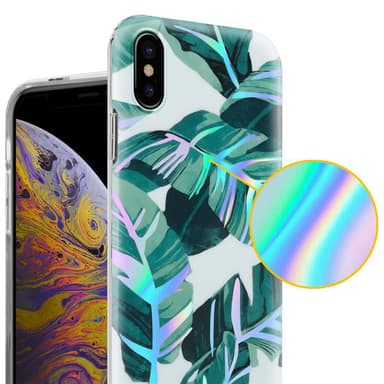 iPhone XS MAX Suojakuori Lompakkokotelo (Valkoinen)