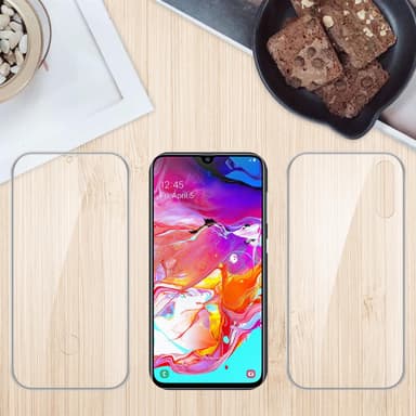 Samsung Galaxy A70e Suojakuori Cover (Läpinäkyvä)