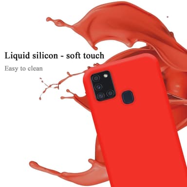 Samsung Galaxy A21s Suojakuori Kotelo (Punainen)