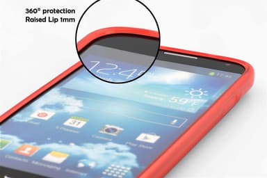 Samsung Galaxy EXPRESS 1 Suojakuori Cover (Punainen)