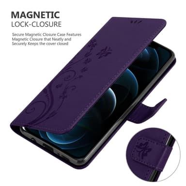 iPhone 13 PRO Suojakuori Lompakkokotelo (Violetti)