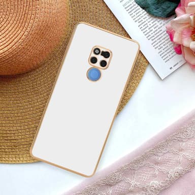 Huawei MATE 20 Suojakuori Case Cover (Valkoinen)
