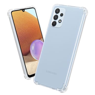 Samsung Galaxy A32 4G Suojakuori Kotelo (Läpinäkyvä)