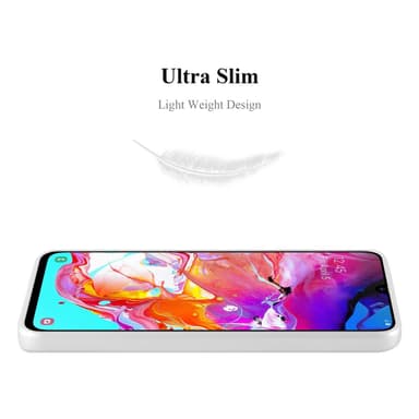 Samsung Galaxy A70 / A70s Suojakuori Kotelo (Hopea)