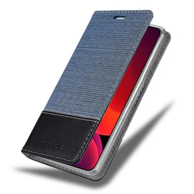 iPhone 12 MINI Suojakuori Lompakkokotelo (Sininen)