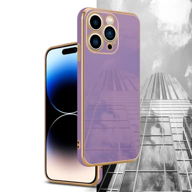 iPhone 14 PRO Suojakuori Case Cover (Violetti)