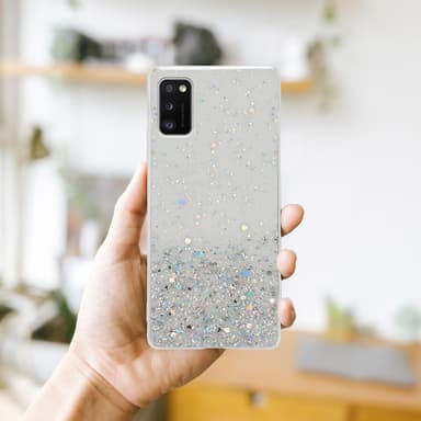 Samsung Galaxy A41 Suojakuori Kotelo (Läpinäkyvä)