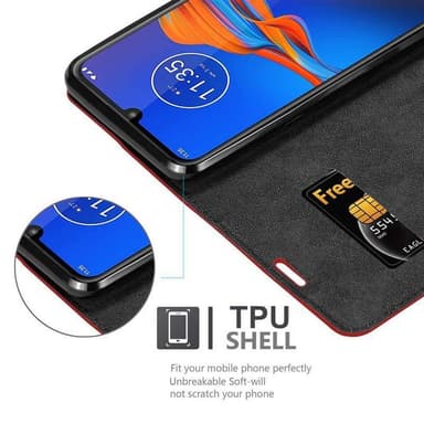 Motorola MOTO E6 PLUS Suojakuori Lompakkokotelo