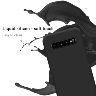 Samsung Galaxy S10 PLUS Suojakuori Kotelo (Musta)