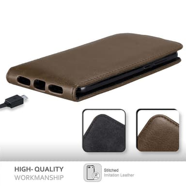 Honor 6A Suojakuori Lompakkokotelo (Ruskea)