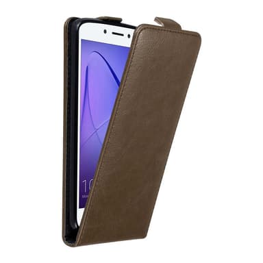 Honor 6A Suojakuori Lompakkokotelo (Ruskea)