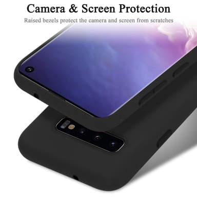 Samsung Galaxy S10 PLUS Suojakuori Kotelo (Musta)