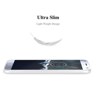 Motorola MOTO X4 Suojakuori Kotelo Cover (Hopea)