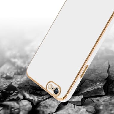 iPhone 6 / 6S Suojakuori Case Cover (Valkoinen)