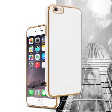 iPhone 6 / 6S Suojakuori Case Cover (Valkoinen)