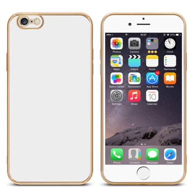 iPhone 6 / 6S Suojakuori Case Cover (Valkoinen)