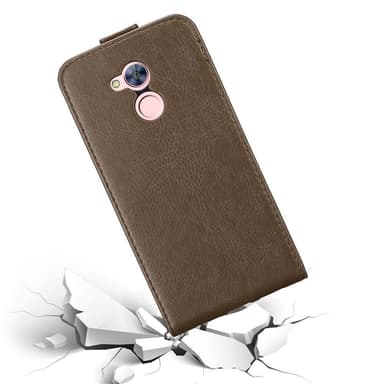 Honor 6A Suojakuori Lompakkokotelo (Ruskea)