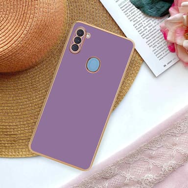Samsung Galaxy A11 / M11 Suojakuori Cover (Violetti)