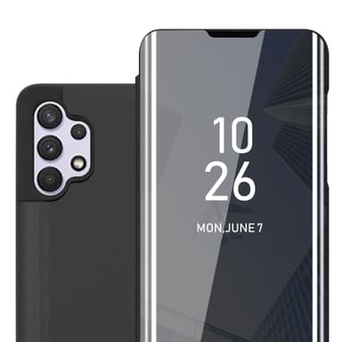 Suojakuori Samsung Galaxy A32 4G Lompakkokotelo (Musta)