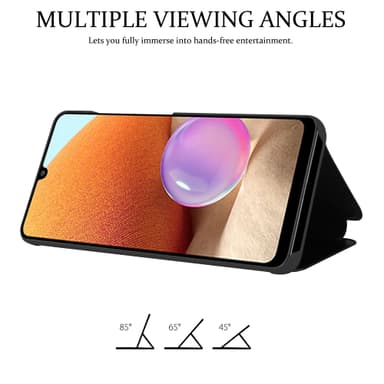 Suojakuori Samsung Galaxy A32 4G Lompakkokotelo (Musta)
