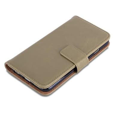 iPhone 6 / 6S Suojakuori Lompakkokotelo (Ruskea)