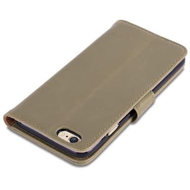 iPhone 6 / 6S Suojakuori Lompakkokotelo (Ruskea)