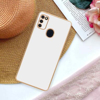 Samsung Galaxy M21 / M30s Suojakuori Cover (Valkoinen)