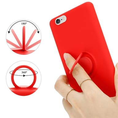 iPhone 6 / 6S Suojakuori Case Kotelo (Punainen)