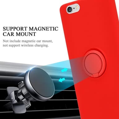 iPhone 6 / 6S Suojakuori Case Kotelo (Punainen)