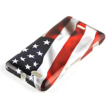 Sony Xperia M Suojakuori Case Cover (Punainen)