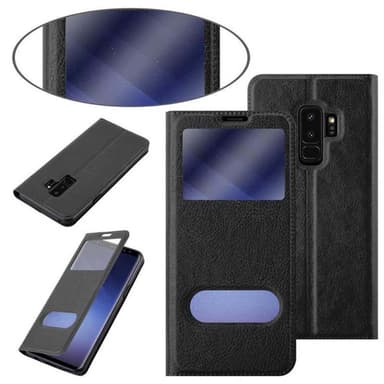 Lompakkokotelo Samsung Galaxy S9 PLUS Case (Musta)