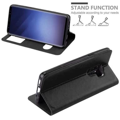 Lompakkokotelo Samsung Galaxy S9 PLUS Case (Musta)