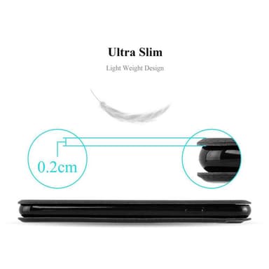 Lompakkokotelo Samsung Galaxy S9 PLUS Case (Musta)
