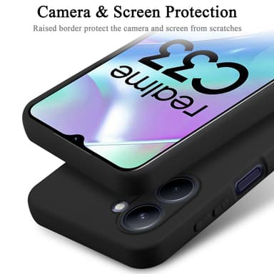 Realme C33 Suojakuori Kotelo Case (Musta)