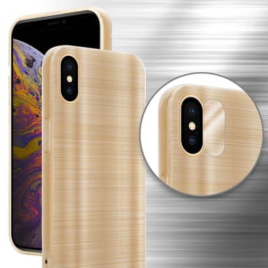 Suojakuori iPhone XS MAX Kotelo (kulta)