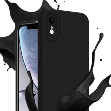 iPhone XR Suojakuori Kotelo (Musta)