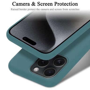 iPhone 15 PRO MAX Suojakuori Kotelo Case (Green)