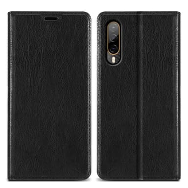 HTC Desire 22 PRO Suojakuori Lompakkokotelo (Musta)