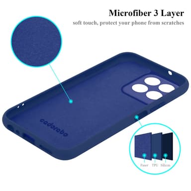 Honor X8 5G Suojakuori Kotelo Case (Sininen)