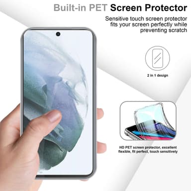 Samsung Galaxy S21 FE Suojakuori Cover (Läpinäkyvä)