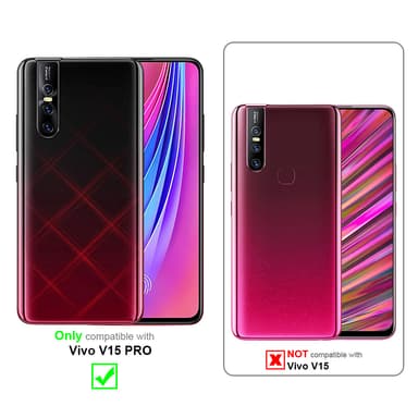 Vivo V15 PRO Suojakuori Lompakkokotelo (Ruskea)