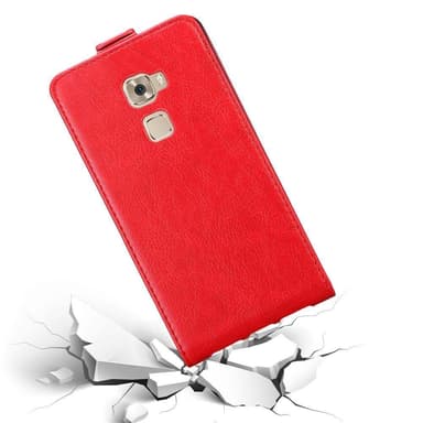 Huawei MATE S Suojakuori Lompakkokotelo (Punainen)